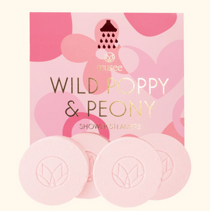 Wild Poppy & Peony Shower Steamers