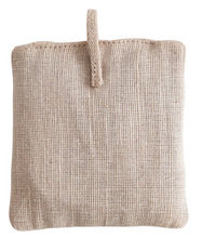 Load image into Gallery viewer, Jute &amp; Cotton Organza Sachet Filled w/ Lavender
