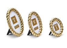 Load image into Gallery viewer, Gilded Rope Gold Finish Photo Frame
