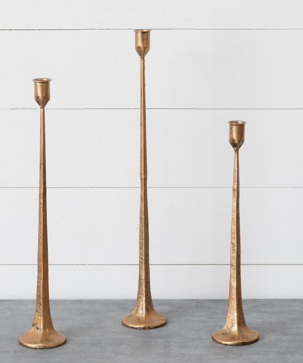 Hand Forged Metal Candle Holder