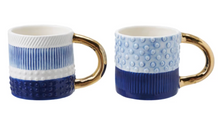 Load image into Gallery viewer, Handmade Mug with Embossed Pattern
