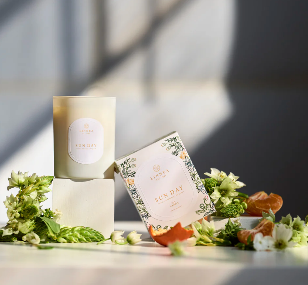 Sun Day Candle