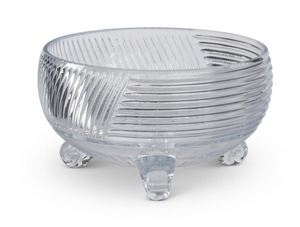 Pressed Footed Bowl