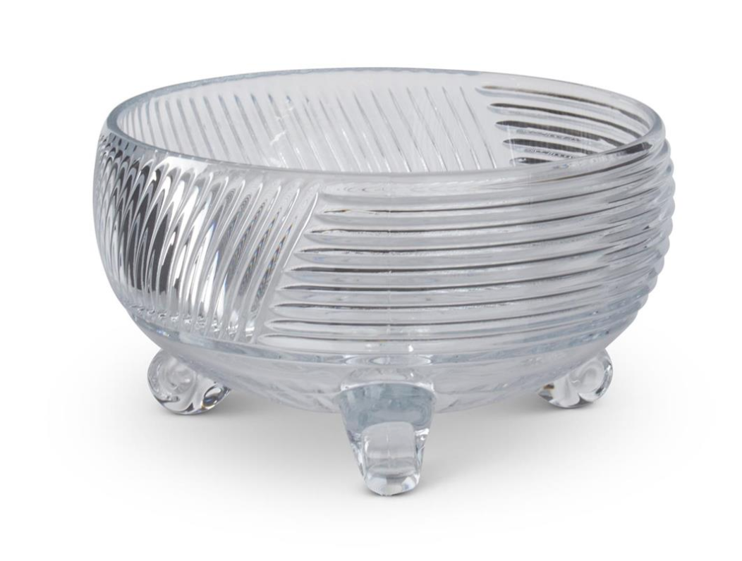 Pressed Footed Bowl