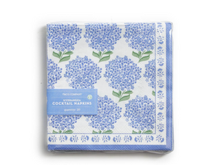 Hydrangea Paper Cocktail Napkin