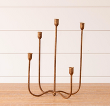 Load image into Gallery viewer, Brass Candelabra

