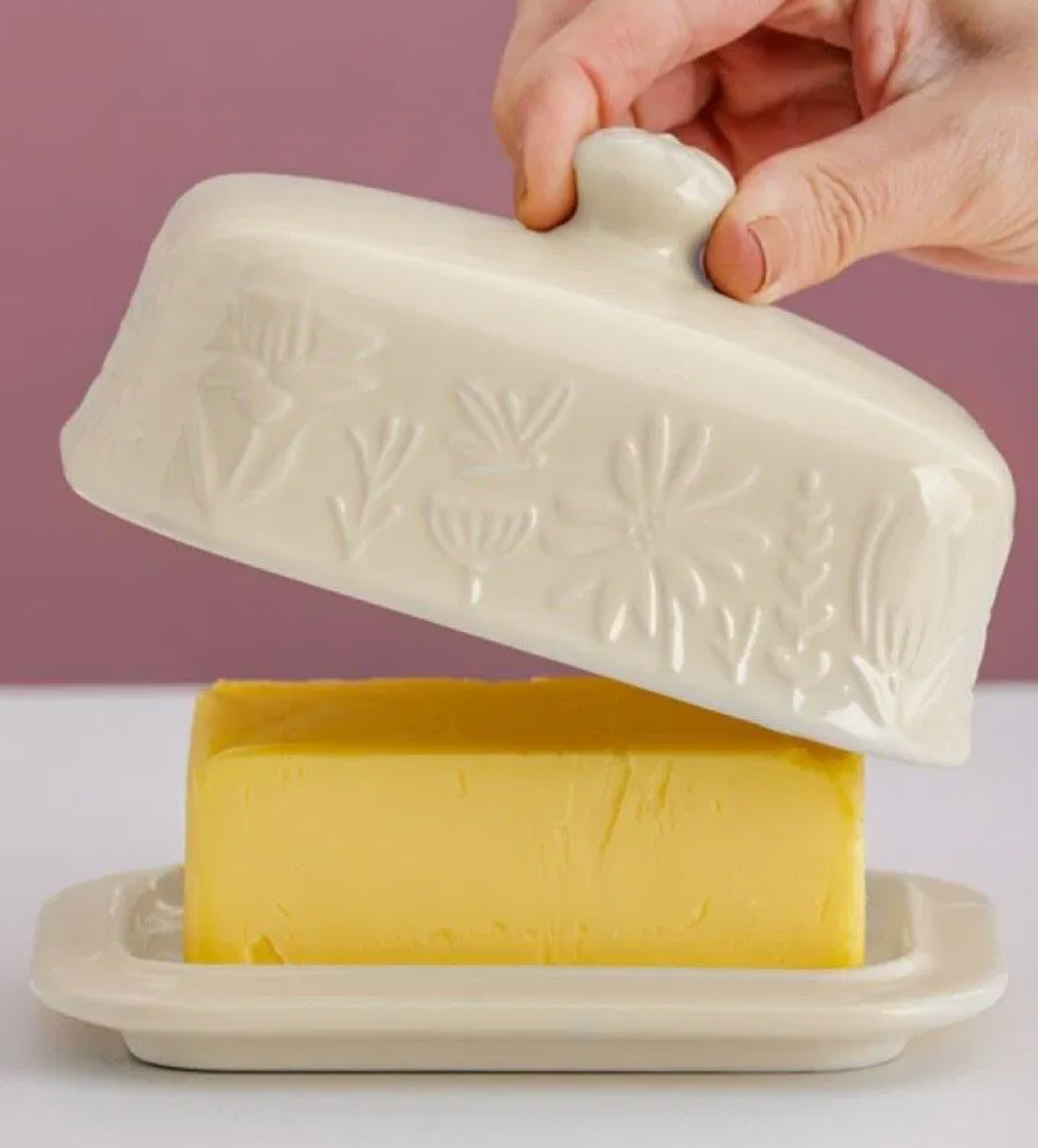 In The Meadow Butter Dish