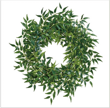 Load image into Gallery viewer, 28 inch Italian Ruscus Wreath
