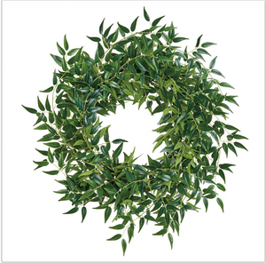 28 inch Italian Ruscus Wreath