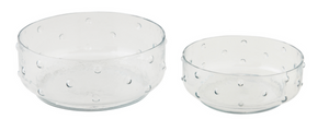 Hobnail Glass Salad Bowl