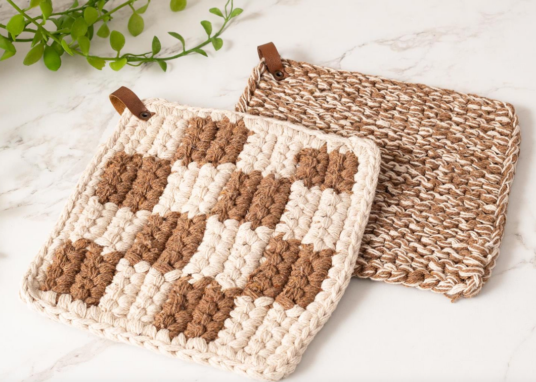 Knitted Pot Holder