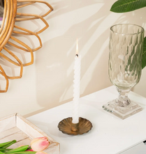 Load image into Gallery viewer, Floral Gold Candleholder
