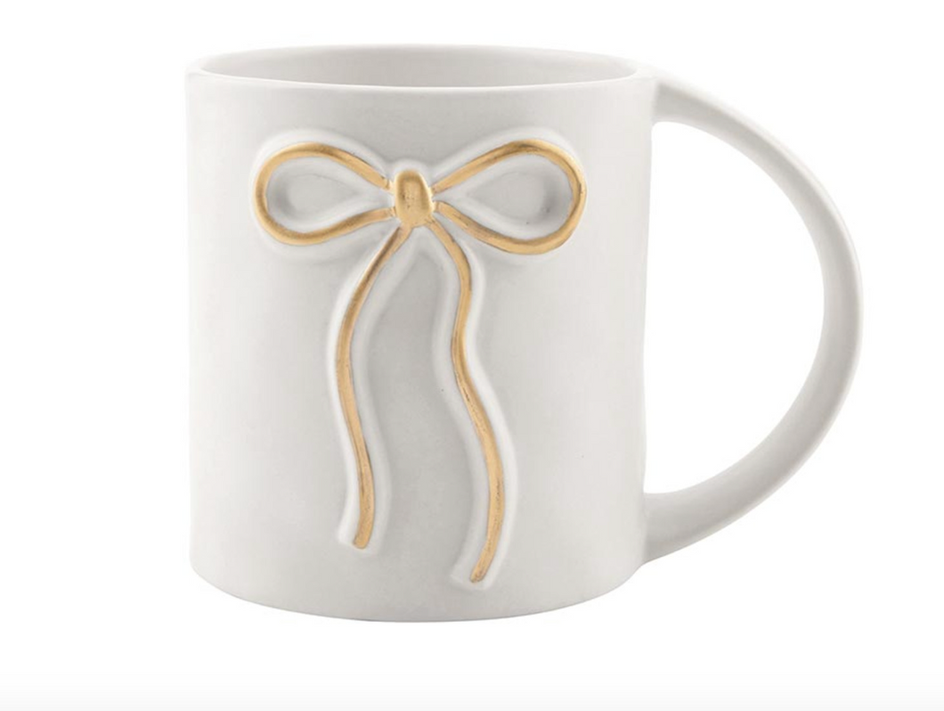 Wide Handle Bow Mug