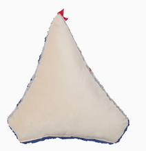 Load image into Gallery viewer, Shaped Sailboat Hook Pillow
