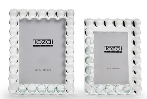 Bubbles Crystal Glass Photo Frame