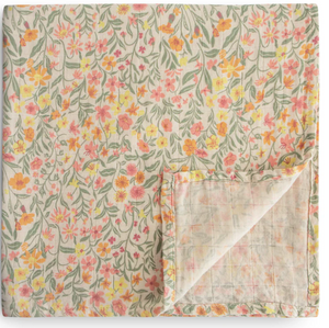 Organic Cotton Muslin Swaddle Blanket