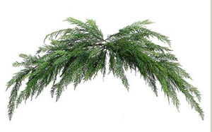 65” Cedar Mantel Swag Garland