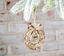 Load image into Gallery viewer, Gold Holiday Ornament
