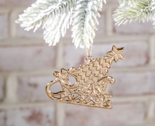 Load image into Gallery viewer, Gold Holiday Ornament
