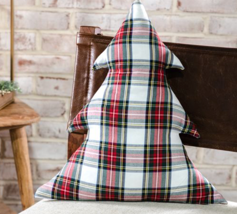Tartan Tree Pillow