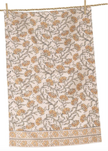 Load image into Gallery viewer, Mustard Block Tea Towel
