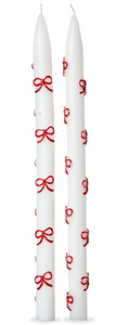 Very Merry Bow Taper Set Of 2