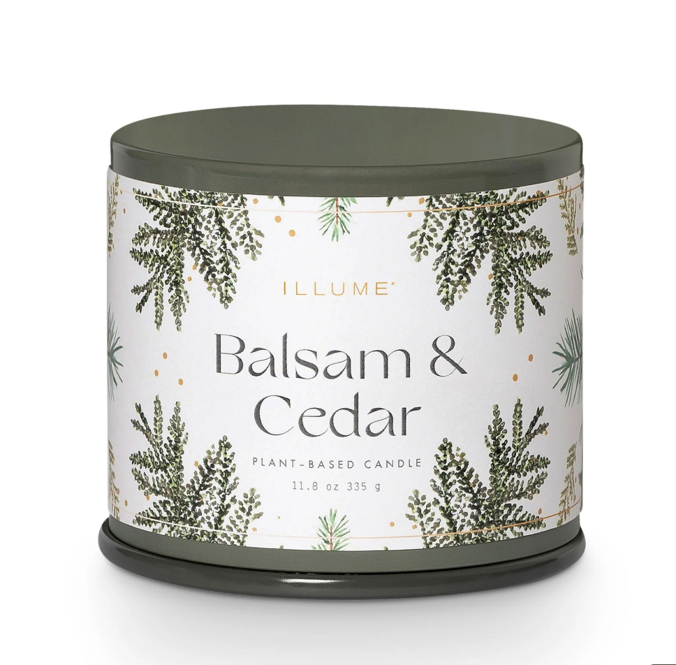 Balsam + Cedar Large Tin
