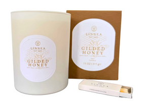 Linnea Gilded Honey Candle
