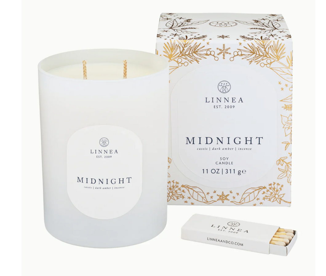 Linnea Midnight Two Wick Candle