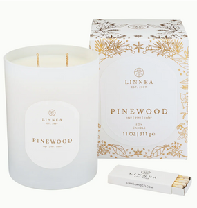 Linnea Pinewood Candle