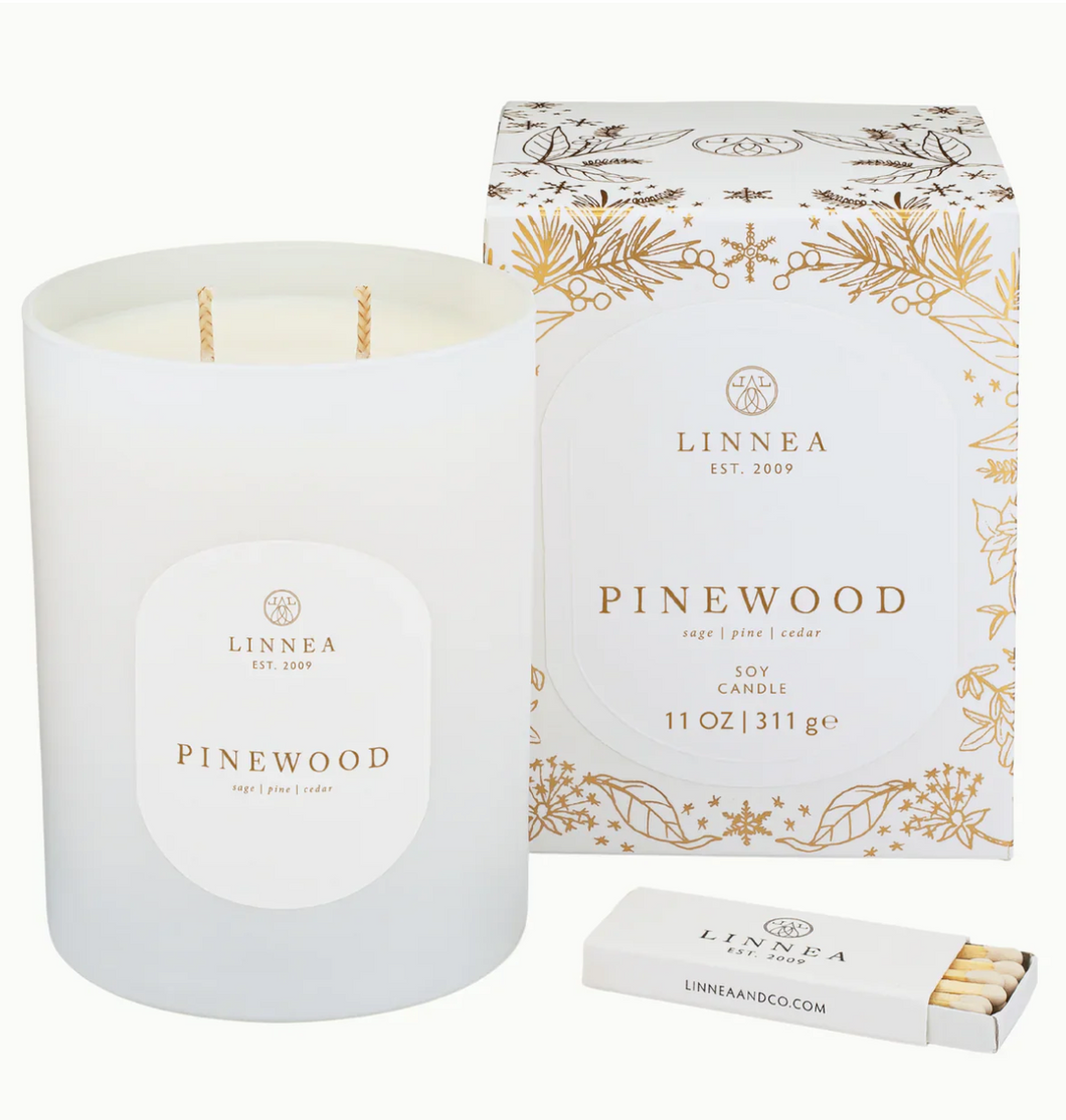 Linnea Pinewood Candle