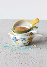 Load image into Gallery viewer, Hand-Painted Stoneware Measuring Cups
