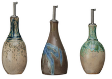 Load image into Gallery viewer, 10 oz. Stoneware Oil Cruet
