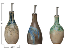 Load image into Gallery viewer, 10 oz. Stoneware Oil Cruet
