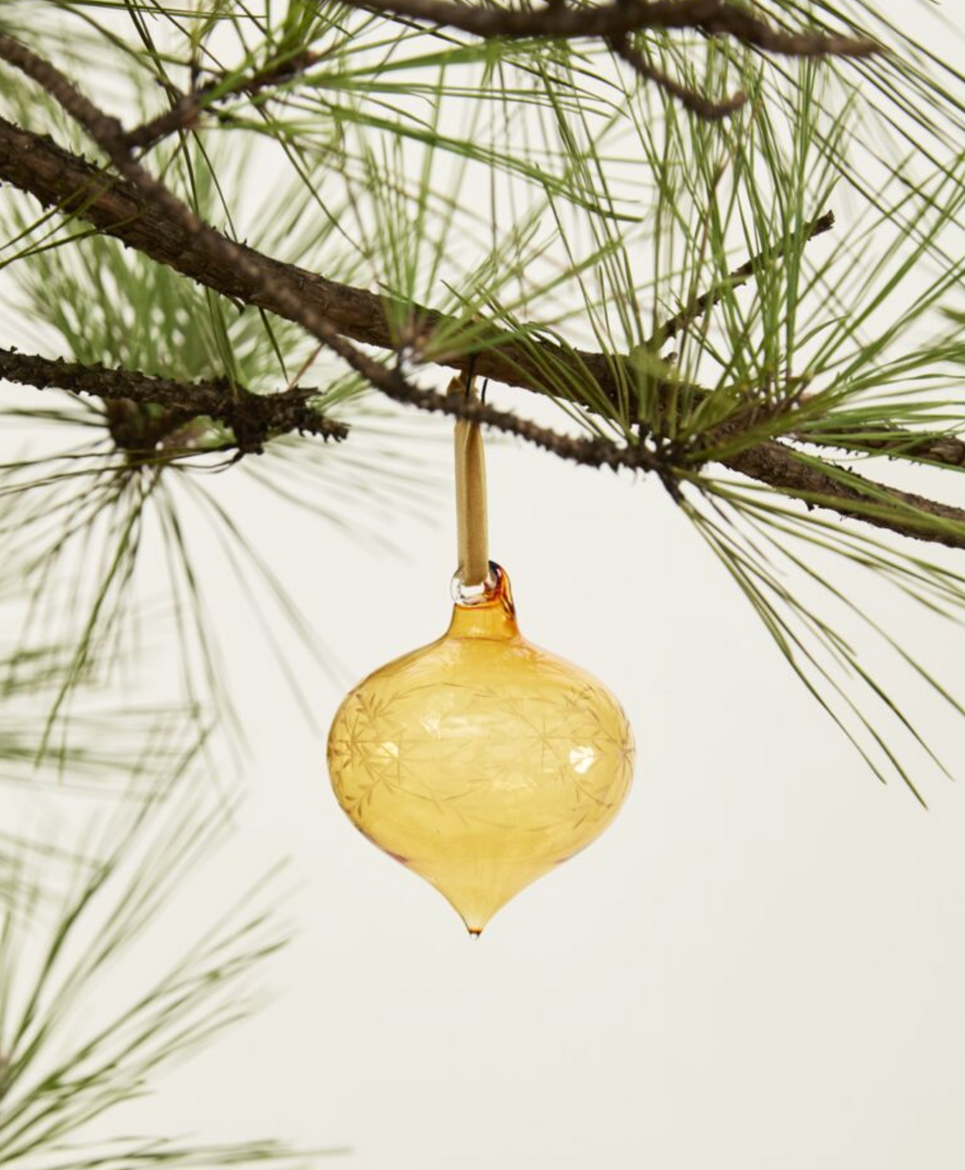 Etched Bauble Ornament