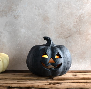 Black Terracotta Jack O Lantern