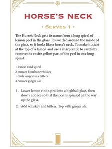 Whiskey Cocktail Cards A–Z
