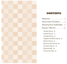 Load image into Gallery viewer, Coffee Cards: 50 Recipes for a Better Brew
