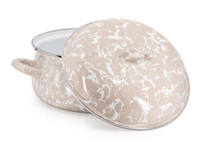 Taupe Swirl Dutch Oven