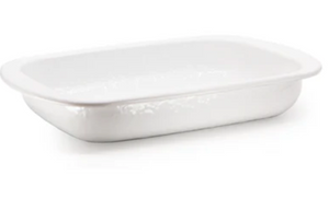 White Solid Baking Pan