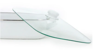White Solid Roasting Pan