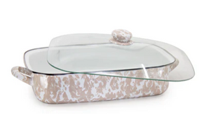 Taupe Swirl Roasting Pan