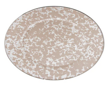 Load image into Gallery viewer, Taupe Swirl Oval Platter
