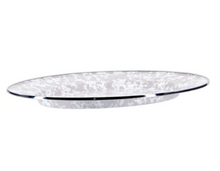 Load image into Gallery viewer, Taupe Swirl Oval Platter
