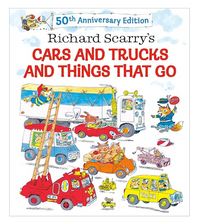 Load image into Gallery viewer, Richard Scarry&#39;s Cars and Trucks and Things That Go: 50th Anniversary Edition
