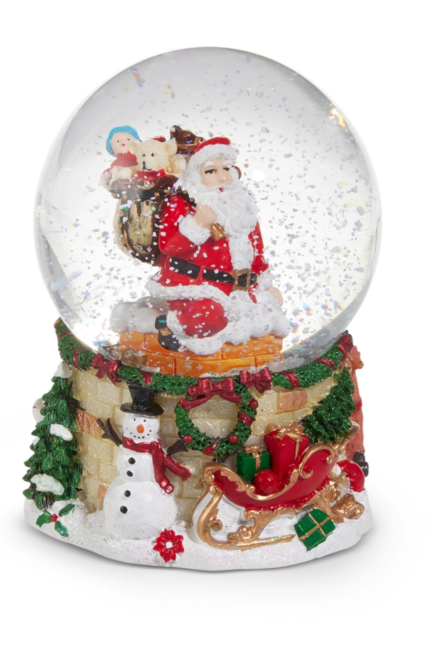 Musical Santa Water Globe