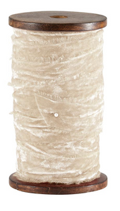 Frayed Velvet Spools