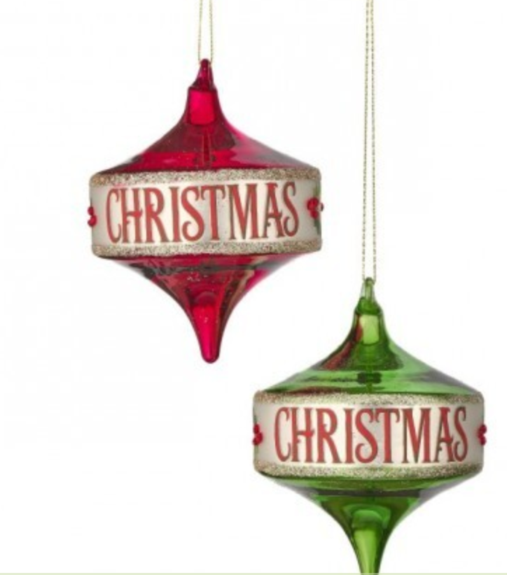 Christmas Top Ornament