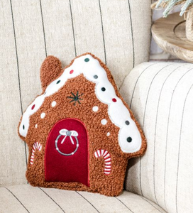 Gingerbread House Pillow