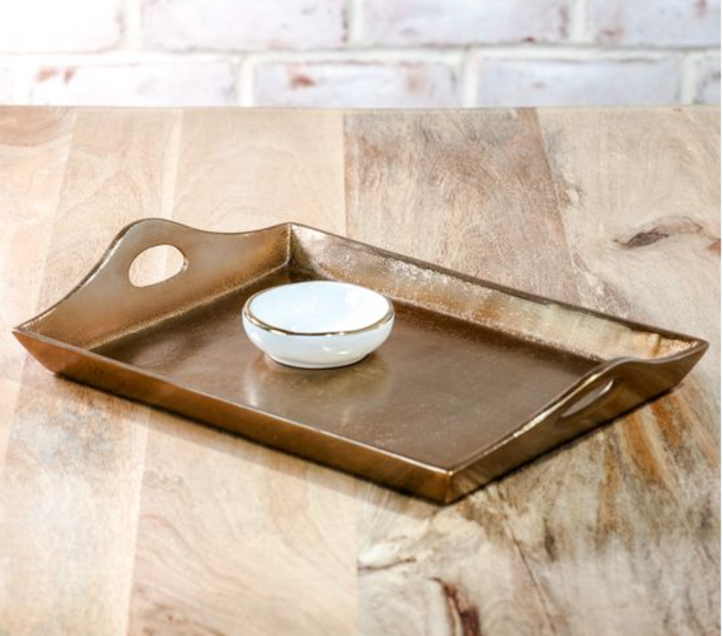 Antique Gold Tray